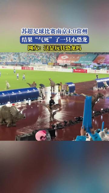 开云体育网-苏超中常州输给南京，小恐龙当场气晕被工作人员抬下场